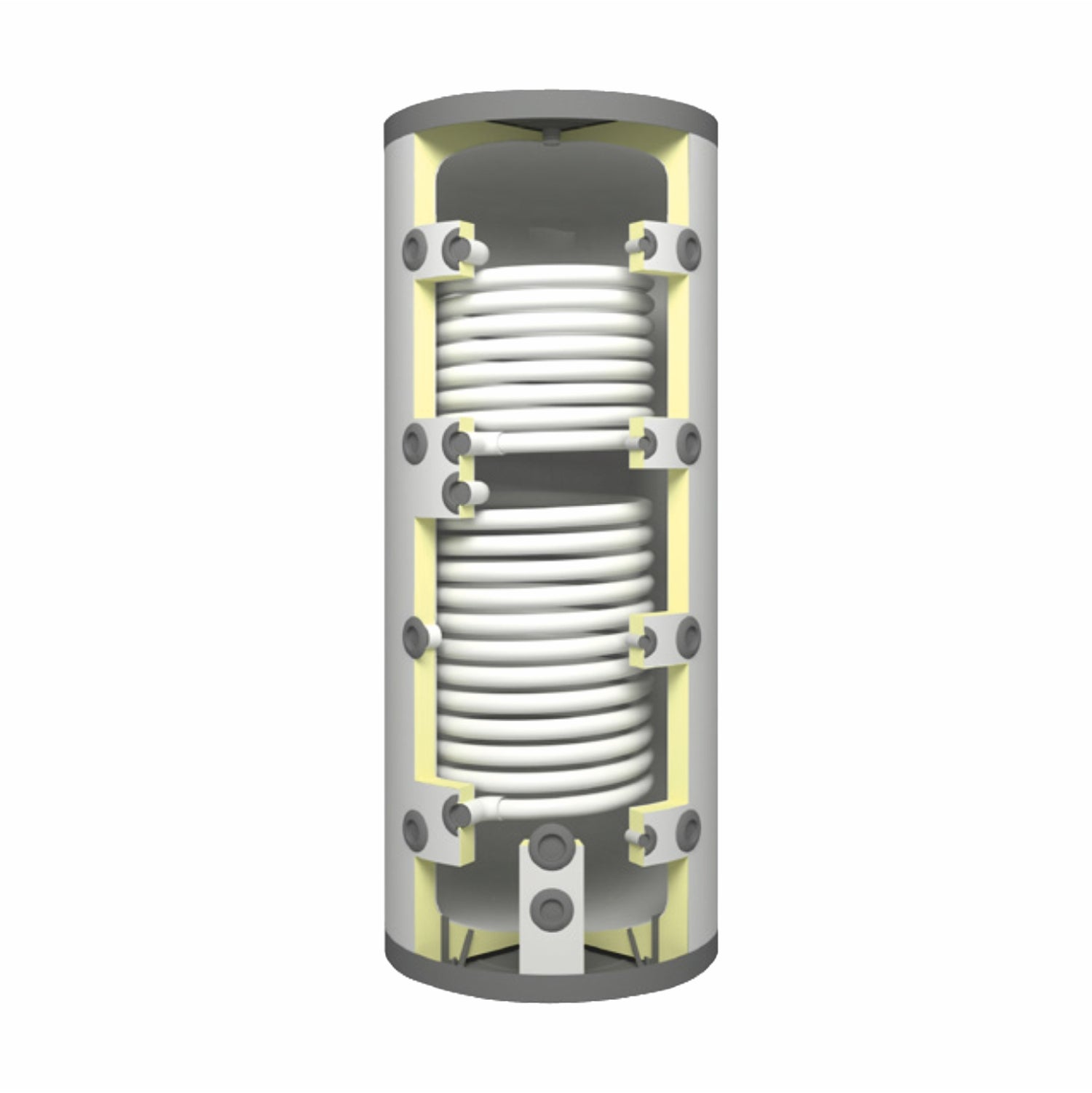 double serpentine tank inside